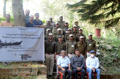 Group Photo With Forest Officials Soumen Bakshi